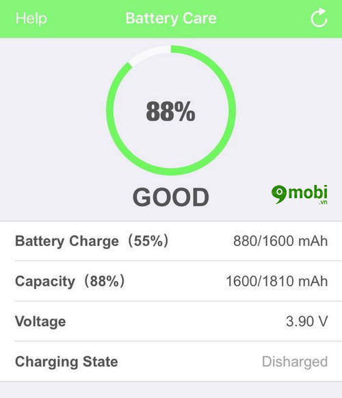 battery care ung dung kiem tra pin iphone 