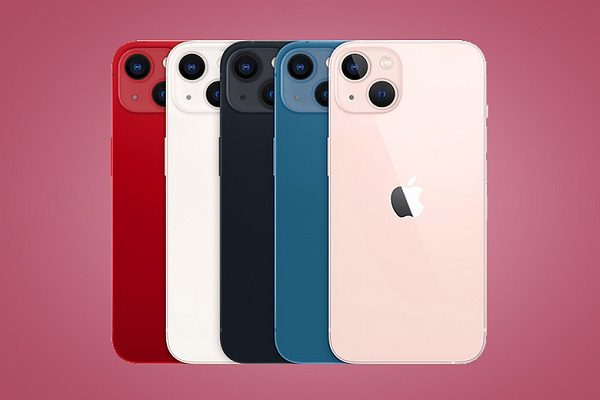 Các tùy chọn màu sắc trên iPhone 13 Mini