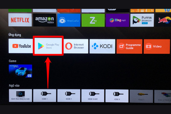 Tải ứng dụng CH Play APK cho tivi Samsung
