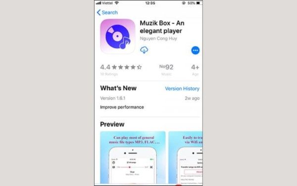 Tải ứng dụng Muzik Box về máy