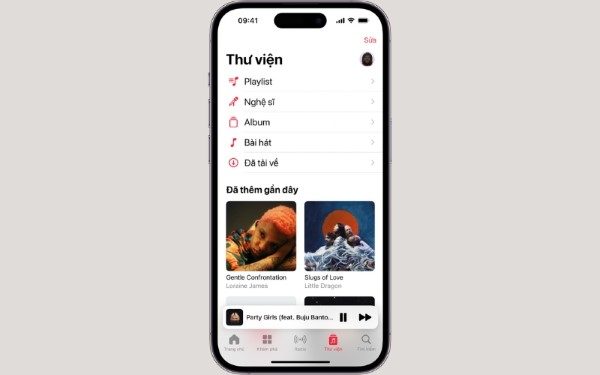 Mở ứng dụng Apple Music