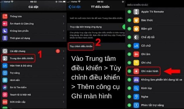 Cach Quay Man Hinh Co Tieng Tren Iphone 4