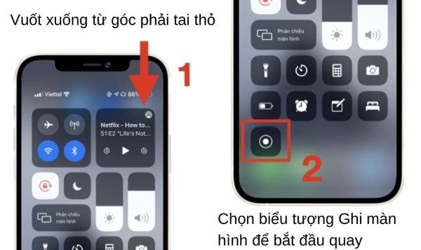 Cach Quay Man Hinh Co Tieng Tren Iphone 6