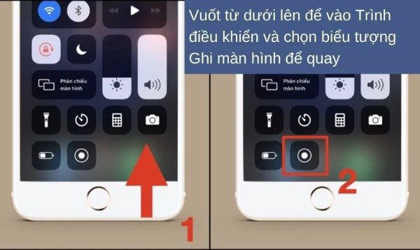 Cach Quay Man Hinh Co Tieng Tren Iphone 8